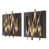 Crosshatch Metal Wall Decor - Set of 2