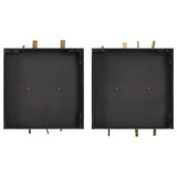 Crosshatch Metal Wall Decor - Set of 2